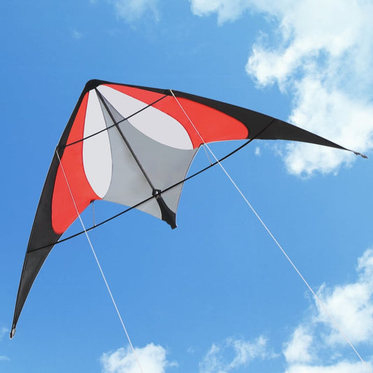 Stunt Kite 160 X 75 Cm Polyester (Rood/Zwart/Wit)