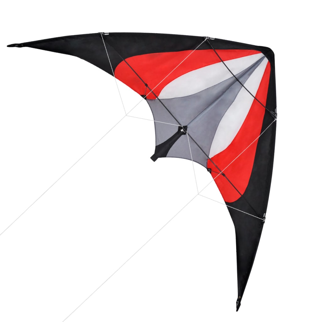 Stunt Kite 260 X 95 Cm Polyester (Rood/Zwart/Wit)
