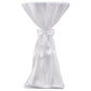 Statafelhoes Met Strik 60Cm Wit (2 Stuks)