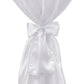 Statafelhoes Met Strik 60Cm Wit (2 Stuks)