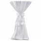 Statafelhoes Met Strik 80Cm Wit (2 Stuks)