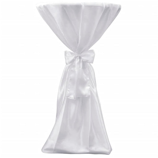 Statafelhoes Met Strik 80Cm Wit (2 Stuks)