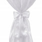 Statafelhoes Met Strik 80Cm Wit (2 Stuks)