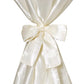 Statafelhoes Met Strik 60Cm Crème (2 Stuks)
