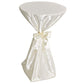 Statafelhoes Met Strik 60Cm Crème (2 Stuks)