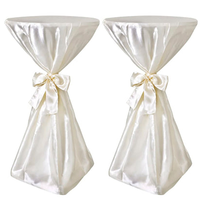 Statafelhoes Met Strik 80Cm Crème (2 Stuks)