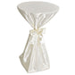 Statafelhoes Met Strik 80Cm Crème (2 Stuks)