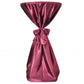 Statafelhoes Met Strik 60Cm Bordeauxrood (2 Stuks)