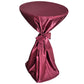 Statafelhoes Met Strik 60Cm Bordeauxrood (2 Stuks)