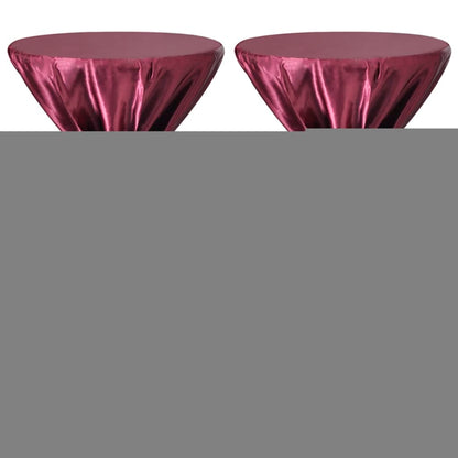 Statafelhoes Met Strik 80Cm Burgundy (2 Stuks)