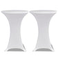 Statafelhoes Stretch Ø60Cm Wit (2 Stuks)