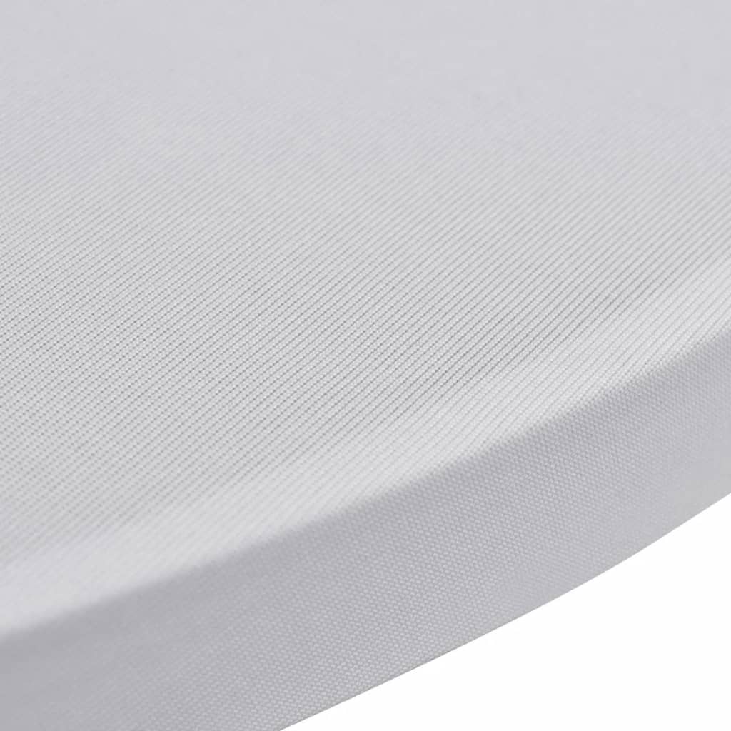 Statafelhoes Stretch Ø80Cm Wit (2 Stuks)