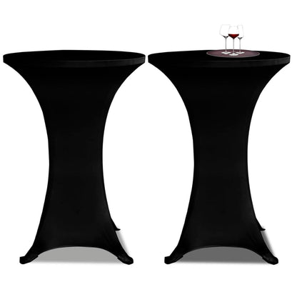 Statafelhoes Stretch Ø60Cm Zwart (2 Stuks)
