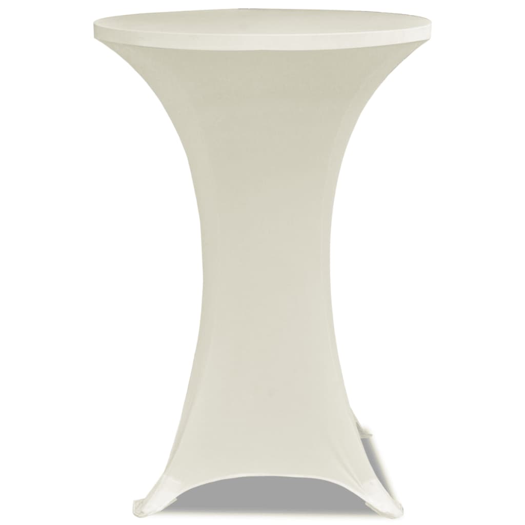 Statafelhoes Stretch Ø60Cm Crème (2 Stuks)