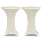 Statafelhoes Stretch Ø80Cm Crème (2 Stuks)