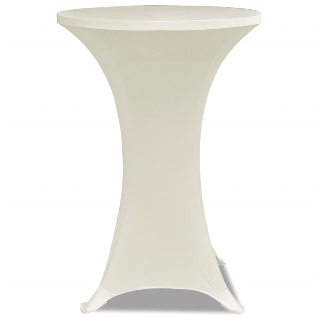 Statafelhoes Stretch Ø80Cm Crème (2 Stuks)