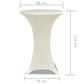 Statafelhoes Stretch Ø80Cm Crème (2 Stuks)