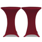 Statafelhoes Stretch Ø60Cm Bordeauxrood (2 Stuks)