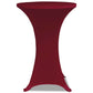 Statafelhoes Stretch Ø60Cm Bordeauxrood (2 Stuks)
