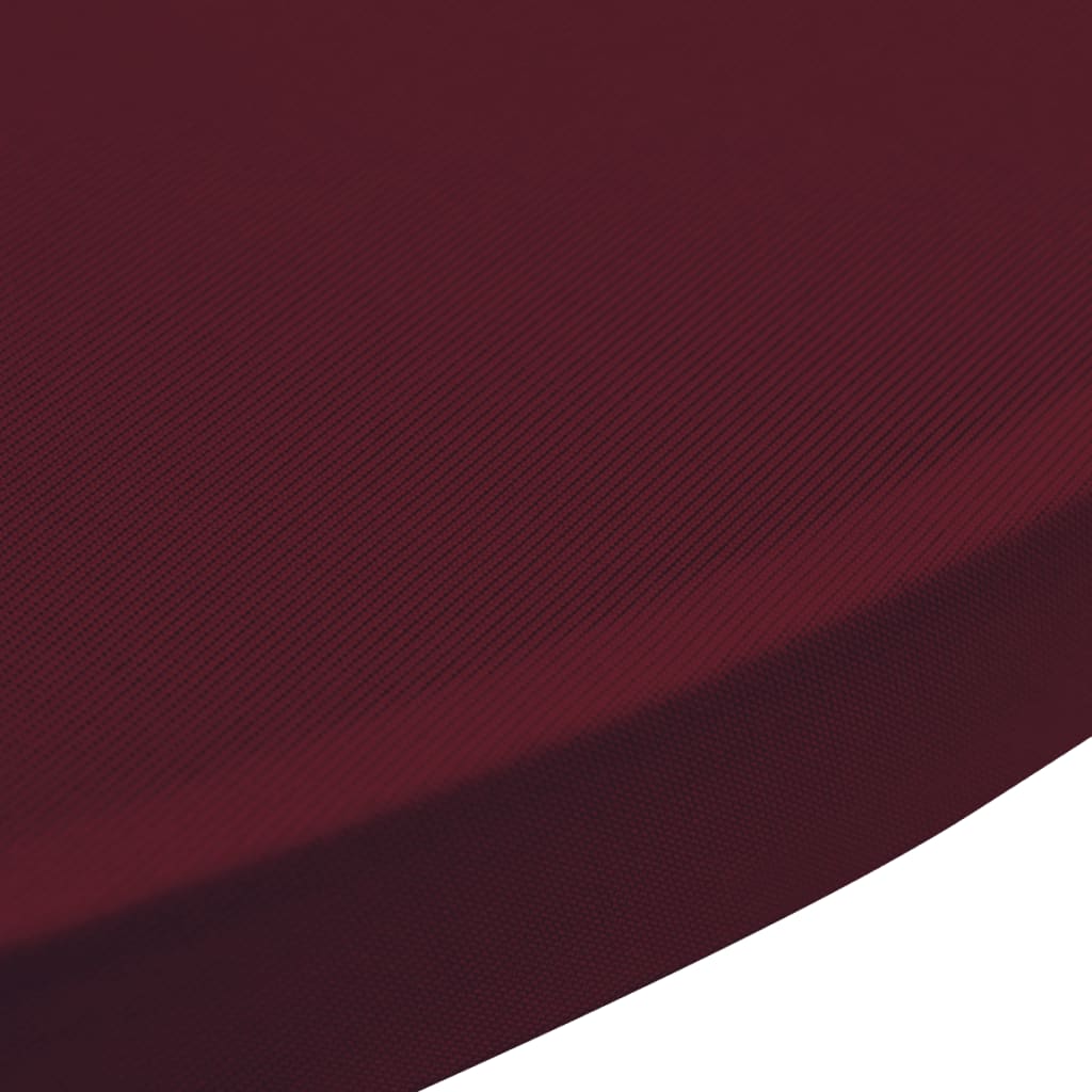 Statafelhoes Stretch Ø60Cm Bordeauxrood (2 Stuks)