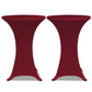 Statafelhoes Stretch Ø80Cm Bordeauxrood (2 Stuks)