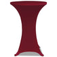 Statafelhoes Stretch Ø80Cm Bordeauxrood (2 Stuks)