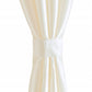 Gordijn Tafzijde Crème 140X245 Cm (2 Stuks)