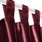 Gordijn Tafzijde Bordeaux 140X245 Cm (2 Stuks)