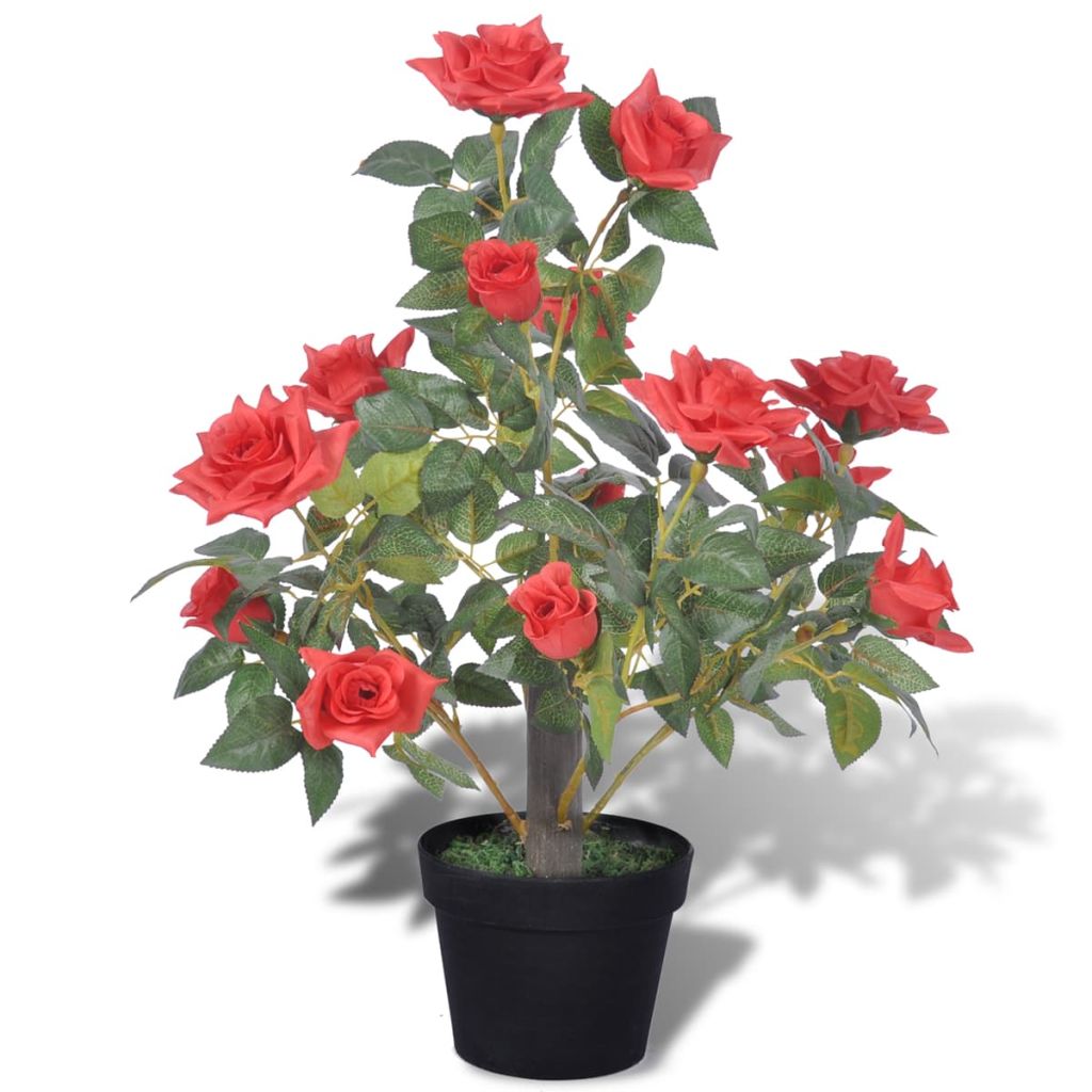 Kunst Rozenstruik Met Pot 65 Cm
