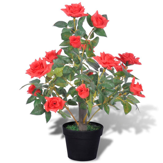 Kunst Rozenstruik Met Pot 65 Cm