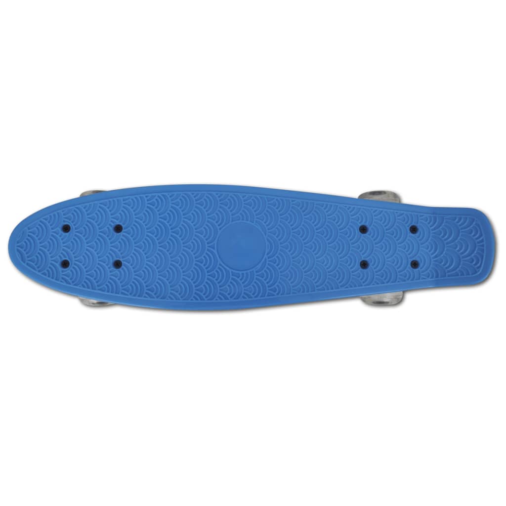 Pennyboard Retro Met Led-Wielen (Blauw)