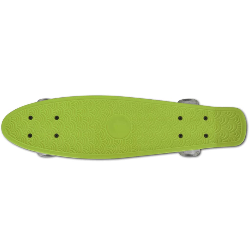 Penny Board Retro Met Led-Wielen Groen