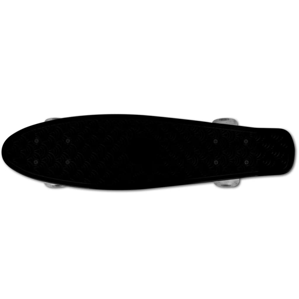 Penny Board Retro Met Led-Wielen Zwart