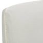 6 St Stoelhoezen Recht Stretch Crèmekleurig