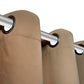 Gordijnen Met Metalen Ringen 135 X 245 Cm 2 Stuks (Creme)