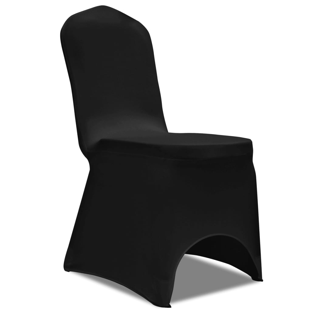 Hoes Voor Stoelen 50 Stuks (Zwart)