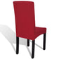 Hoes Voor Stoelen 50 Stuks Stretch (Wijnrood)