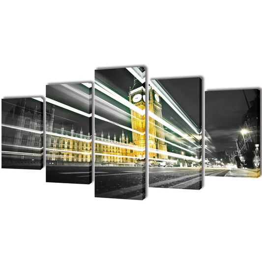 Canvasdoeken Londen Big Ben 200 X 100 Cm