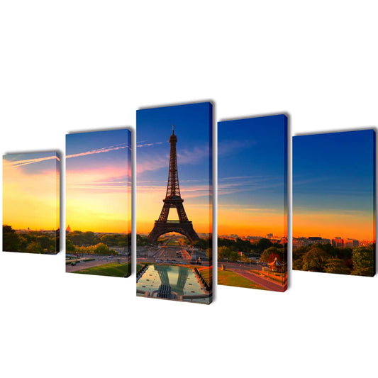 Canvasdoeken Eiffeltoren 200 X 100 Cm