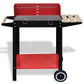Houtskool Bbq Staand Met 2 Wielen
