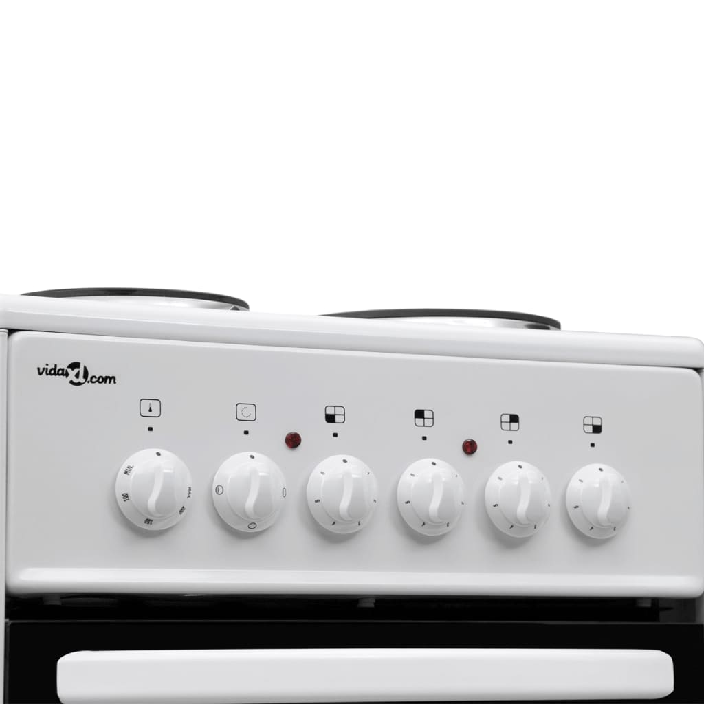 Vrijstaande Elektrische Oven Met 4 Kookplaten 50 X 60 Cm