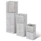 Kaarsenhouder Gewoven Handgemaakt 3 Stuks Wit