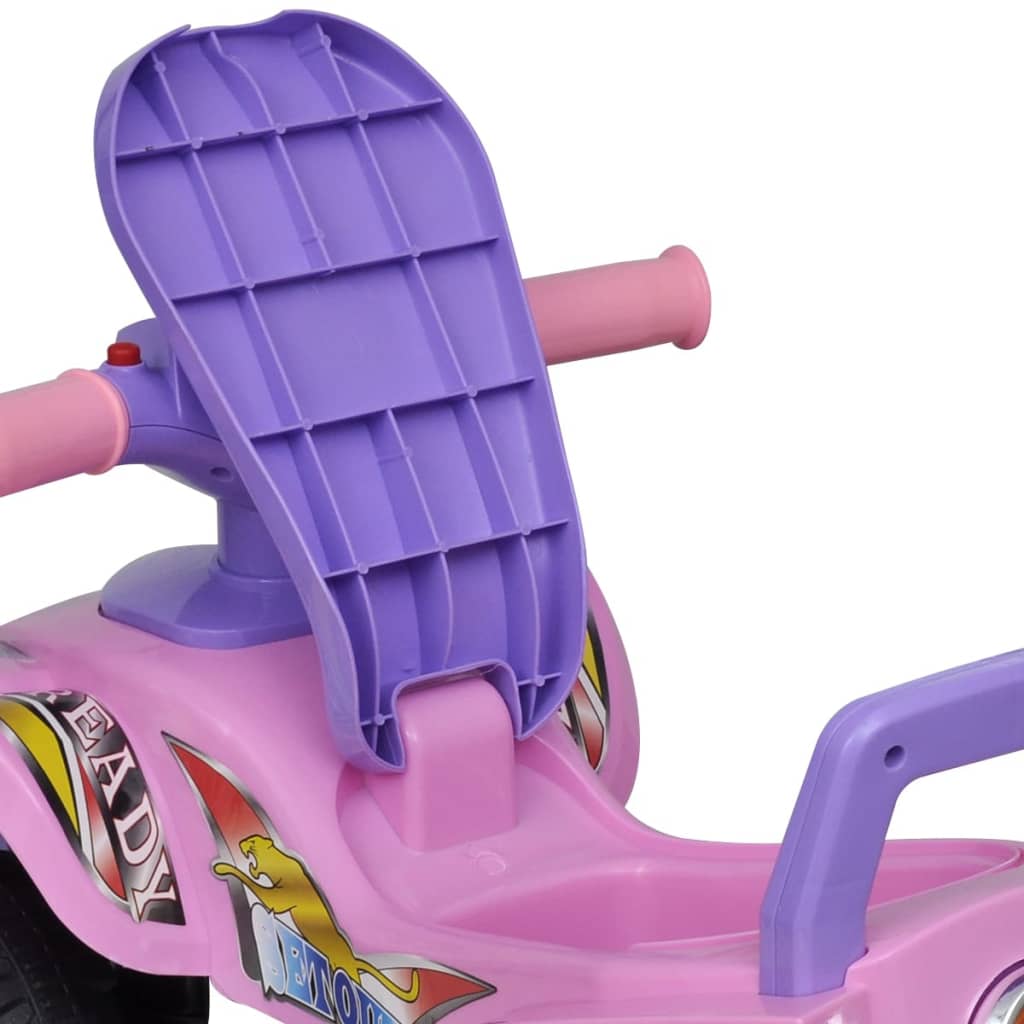 Loopquad Met Licht En Geluid (Roze-Paars)