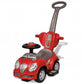 Loopauto Met Duwstang Rood