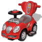 Loopauto Met Duwstang Rood