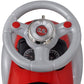 Loopauto Retro Met Duwstang Rood