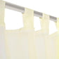 Glasgordijn 290 X 225 Cm Crème 2 Stuks