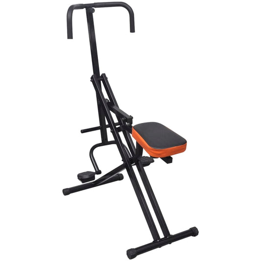 Paardrijtrainer Inklapbaar Zwart / Oranje