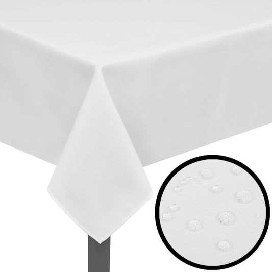 Tafelkleden Wit 5 Stuks 170 X 130 Cm