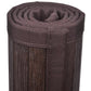 242114 Bamboo Bath Mat 60 X 90 Cm Dark Brown